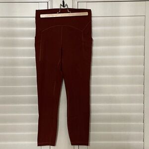lululemon athletica Red Leggings